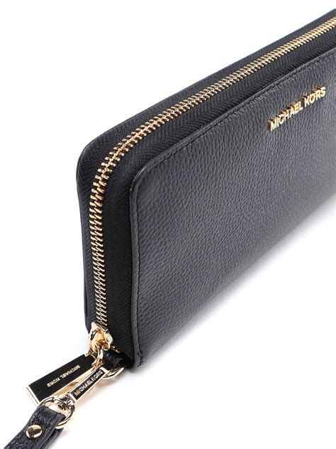 michael kors large travel continental wallet|michael kors zipper wallet.